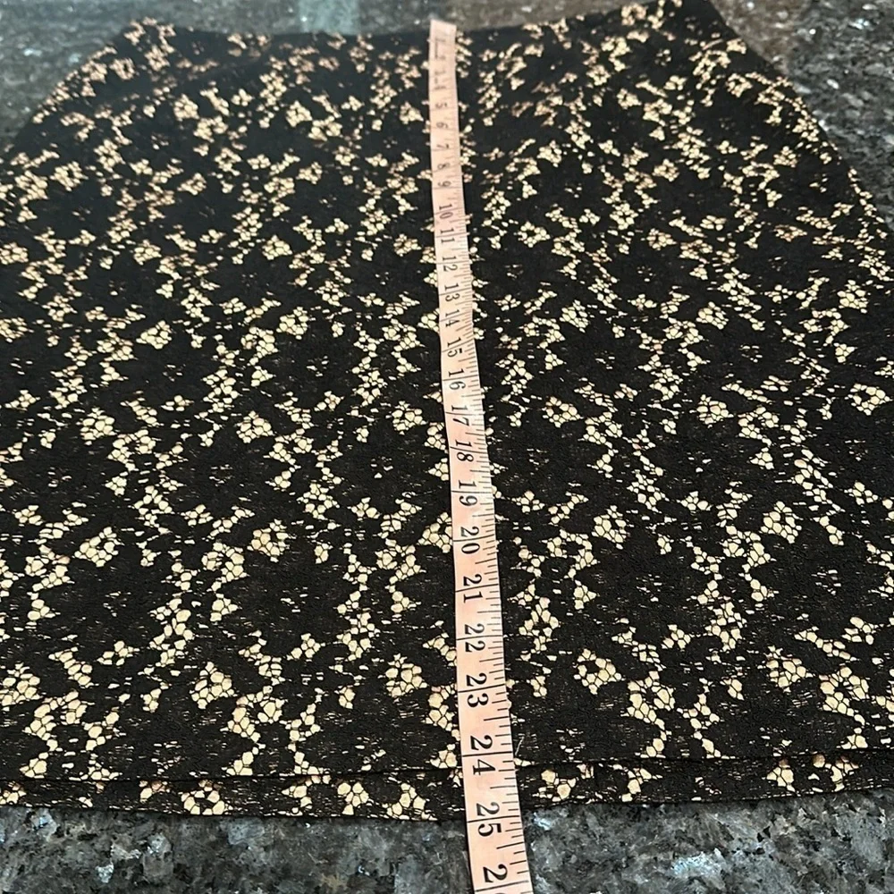 Talbots lace pencil skirt